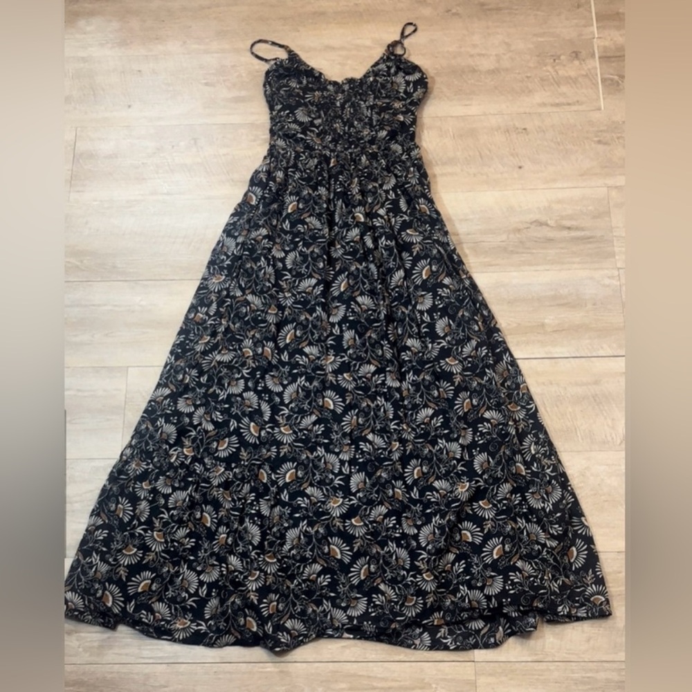 Rails Black Floral Maxi Dress - Picture 5 of 5